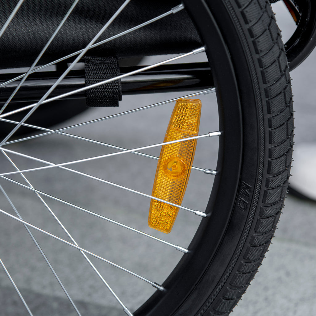 Hopfällbar Cykelvagn för Hund – Vattenresistent (Blå, Max 20 kg)