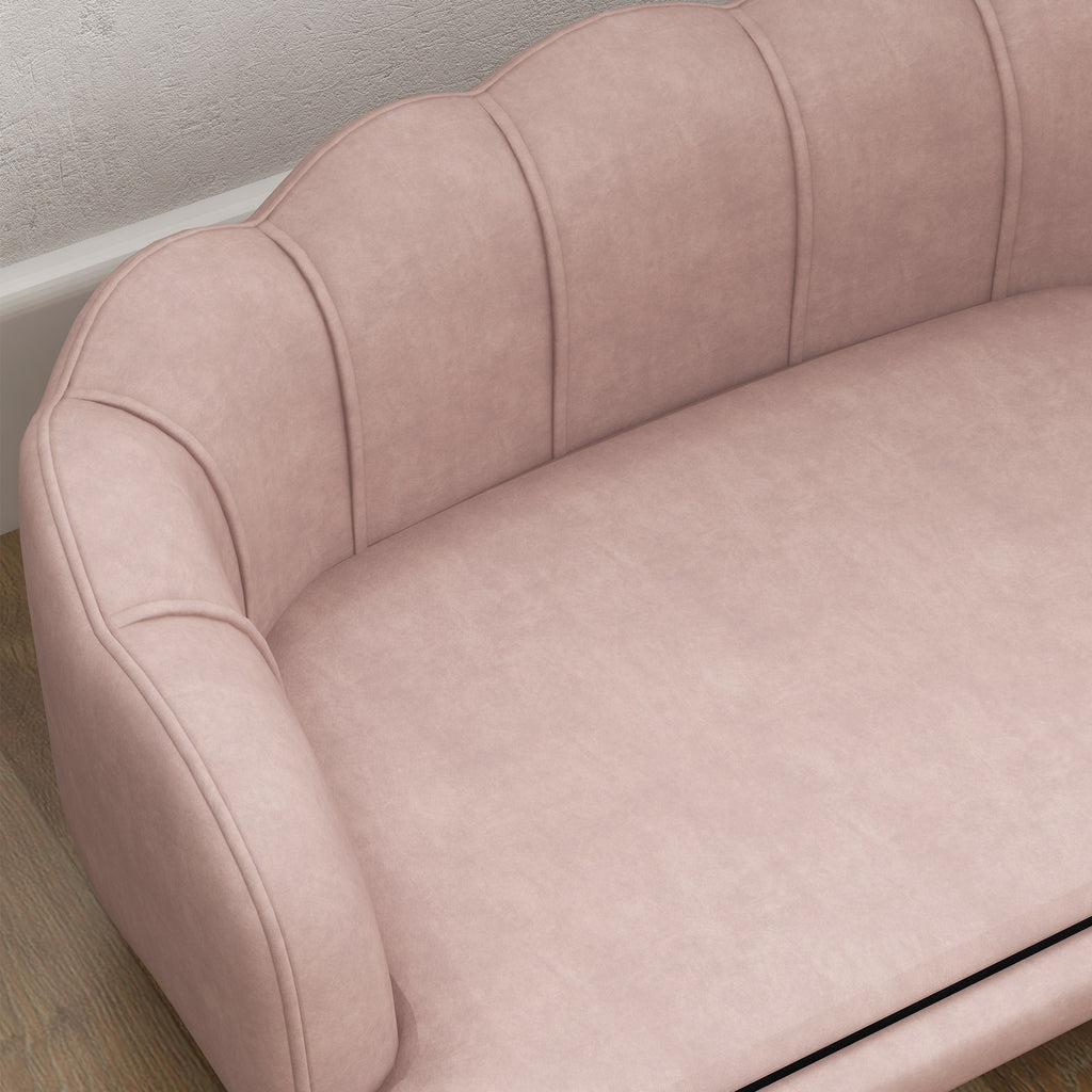 Lyxig Hundsoffa i Sammetslen Design – Rosa (Max 25 kg)