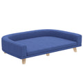 Lyxig Hundsoffa med Tvättbar Dyna – Elegant Design (Blå, 98x67 cm)