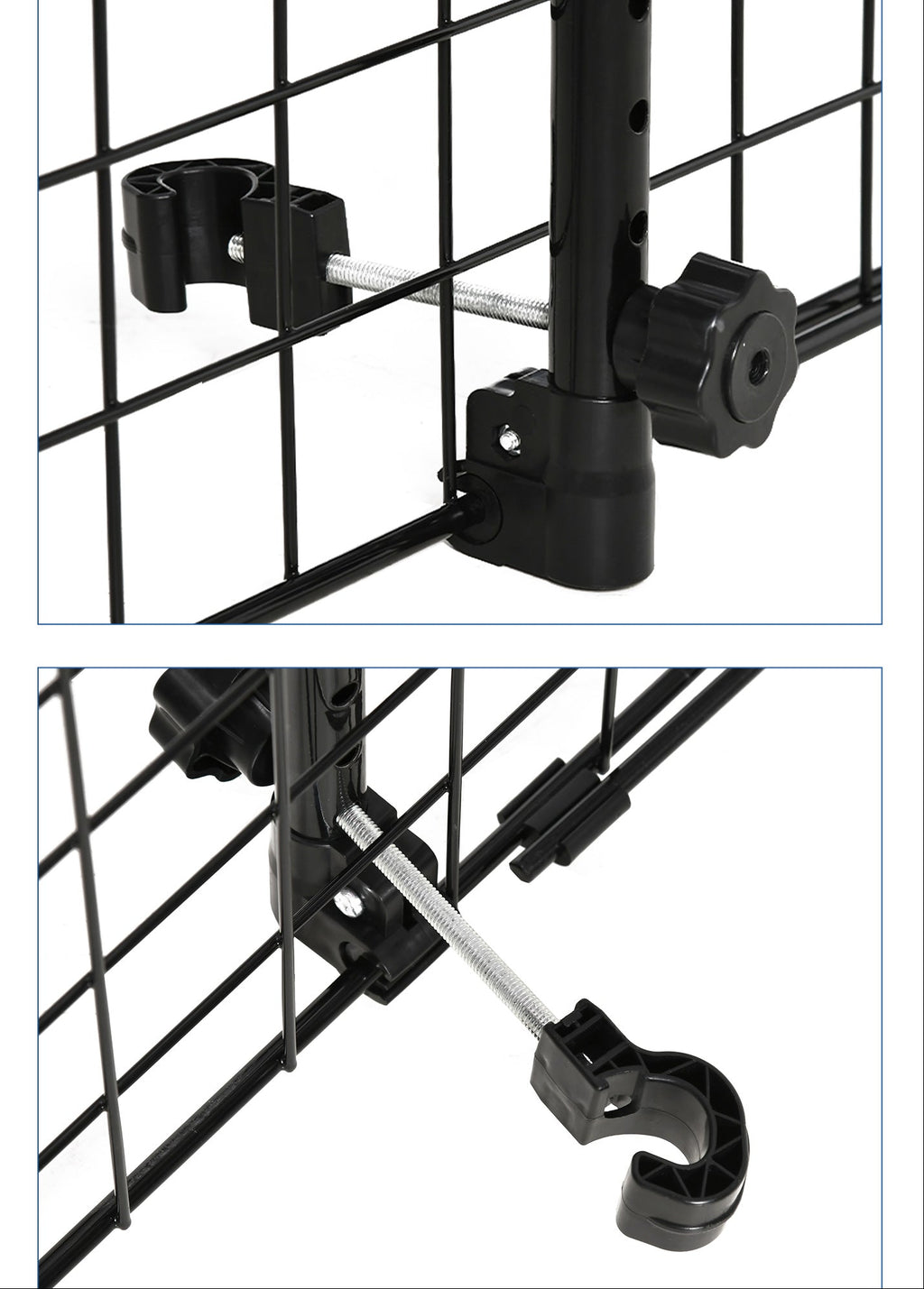 PawHut Universellt Hundgaller för Bil – Justerbar bredd 91–152 cm