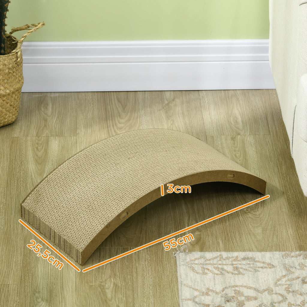 8-pack klösbrädor för kattrullhjul eller fristående bruk – Brun, 55 cm