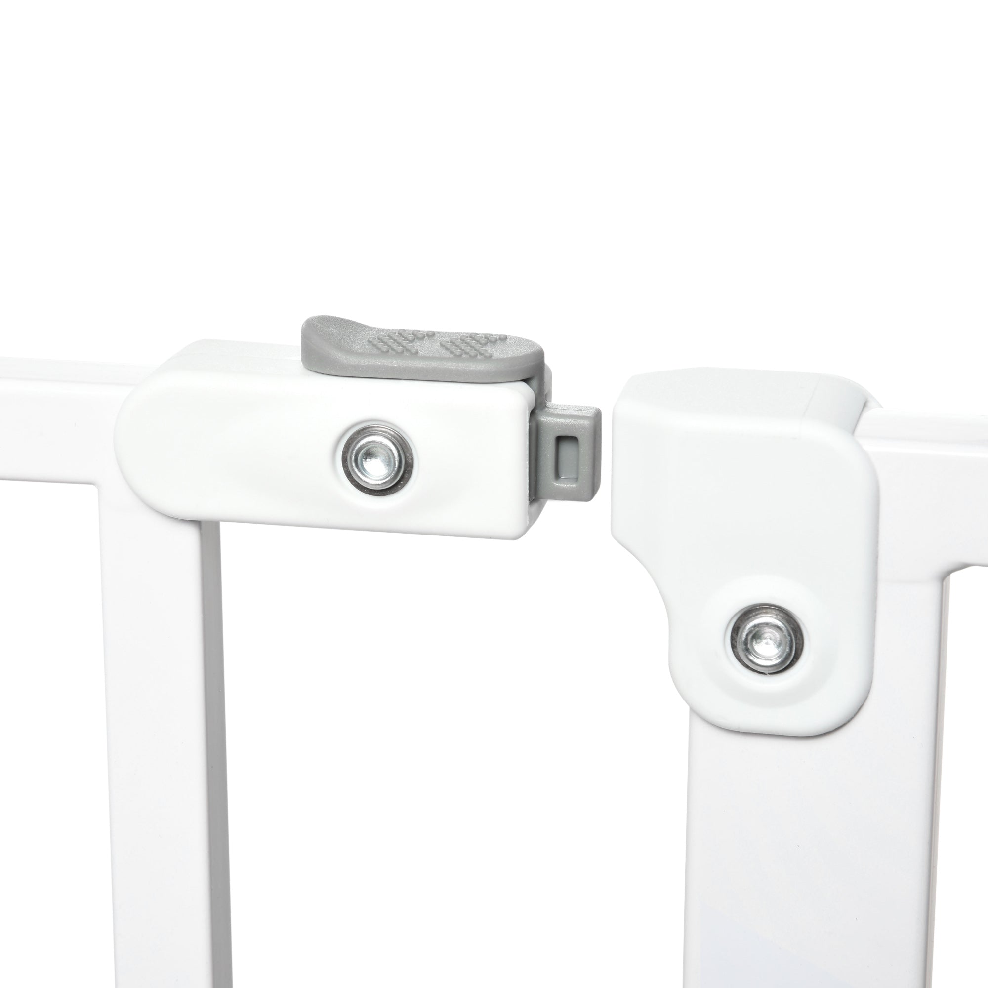PawHut Tryckmonterad Säkerhetsgrind för Husdjur – Vit – 75–115 cm