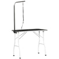 Professionellt Trimningsbord för Hundar – Hopfällbart med Justerbar Galge – Svart – 92 cm
