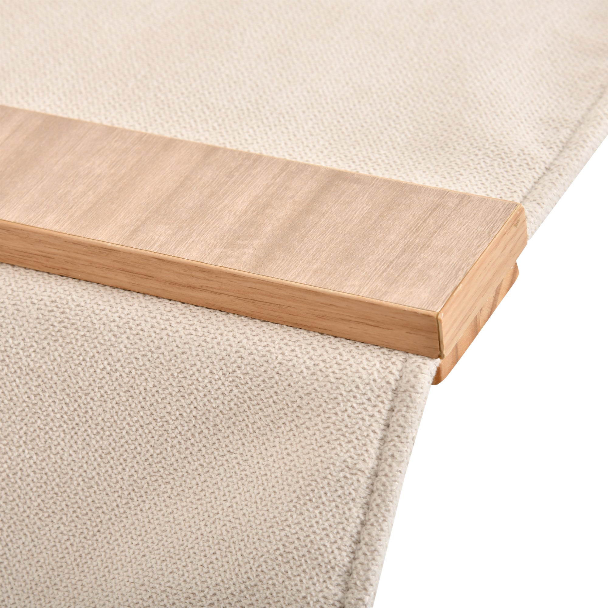 4-delad klättervägg för katt med hängmattor och klösträd – Ljusbrun