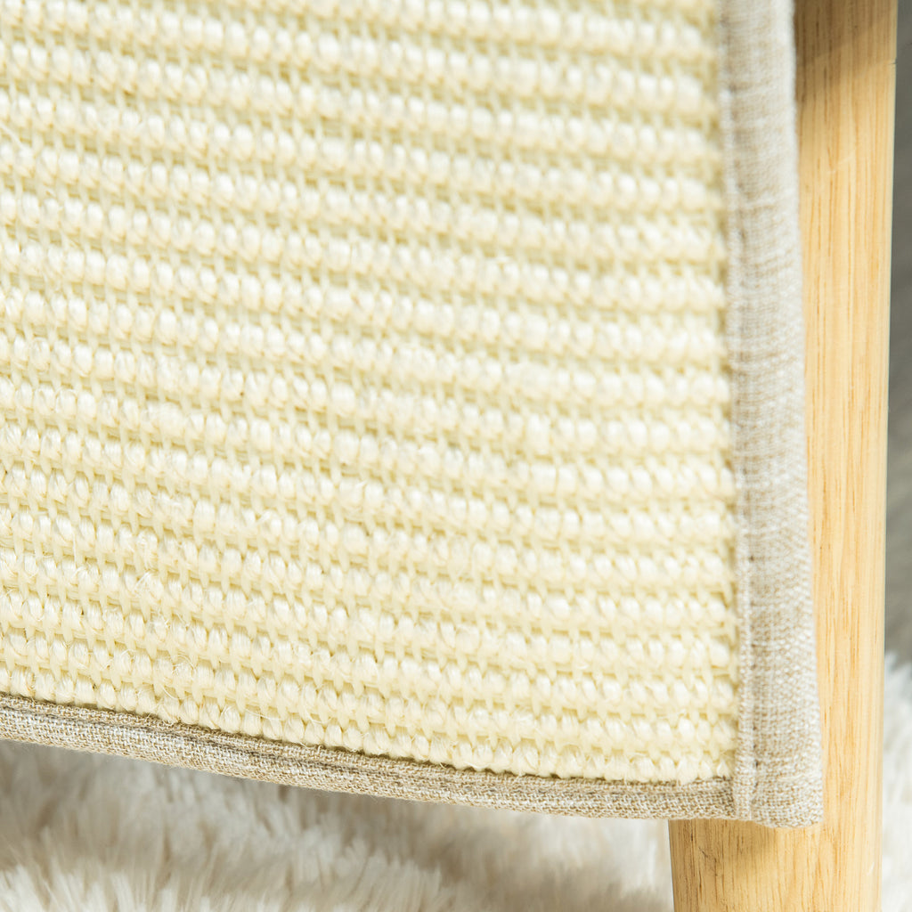 2-pack klösmatta för soffa och möbler – Beige/Grå, 130 cm