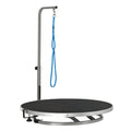 PawHut Roterbart Trimbord för Hundar – Ø65 cm – Svart – Upp till 40 kg