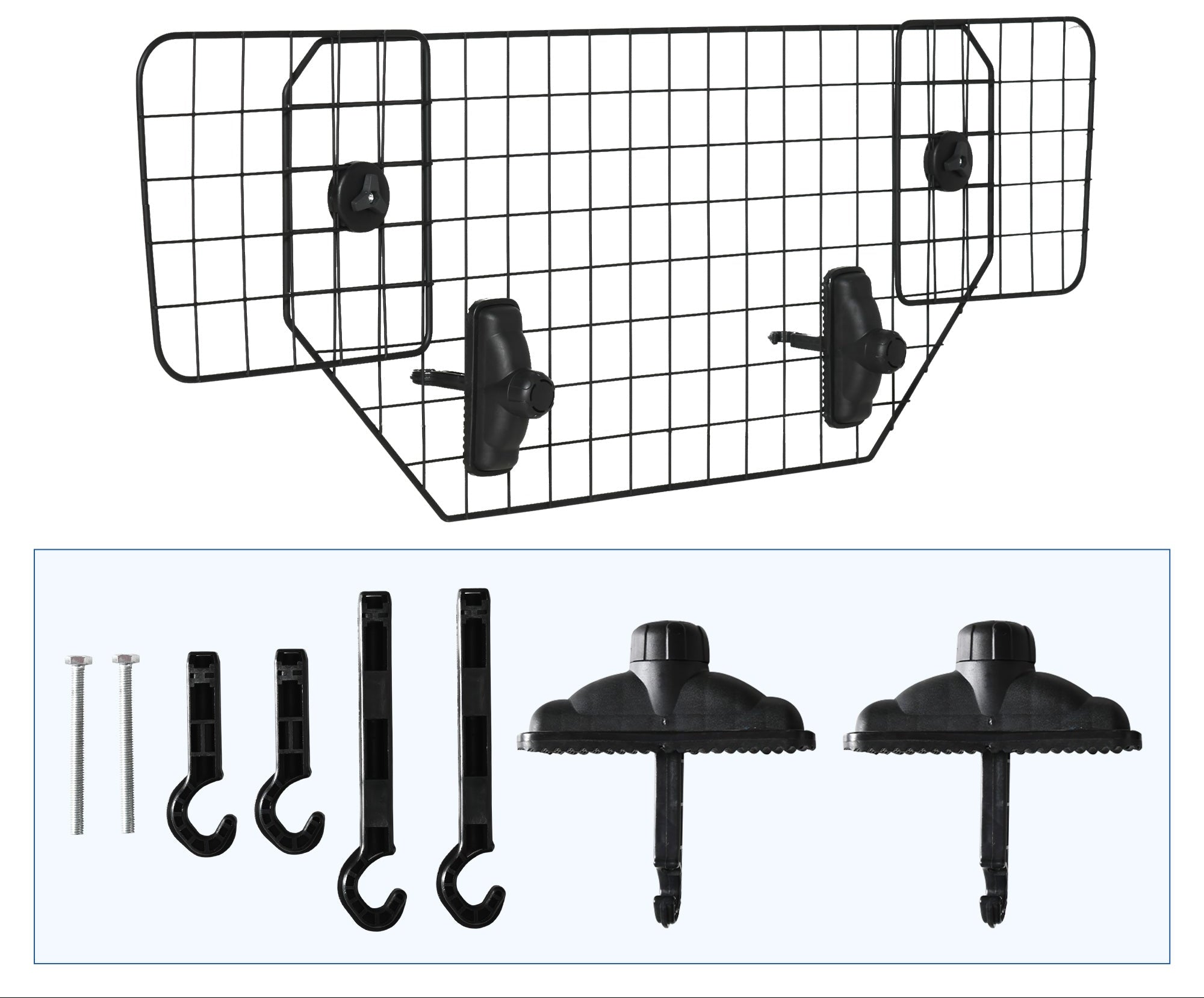 PawHut Universellt Hundgaller för Bil – Justerbar bredd 90–120 cm